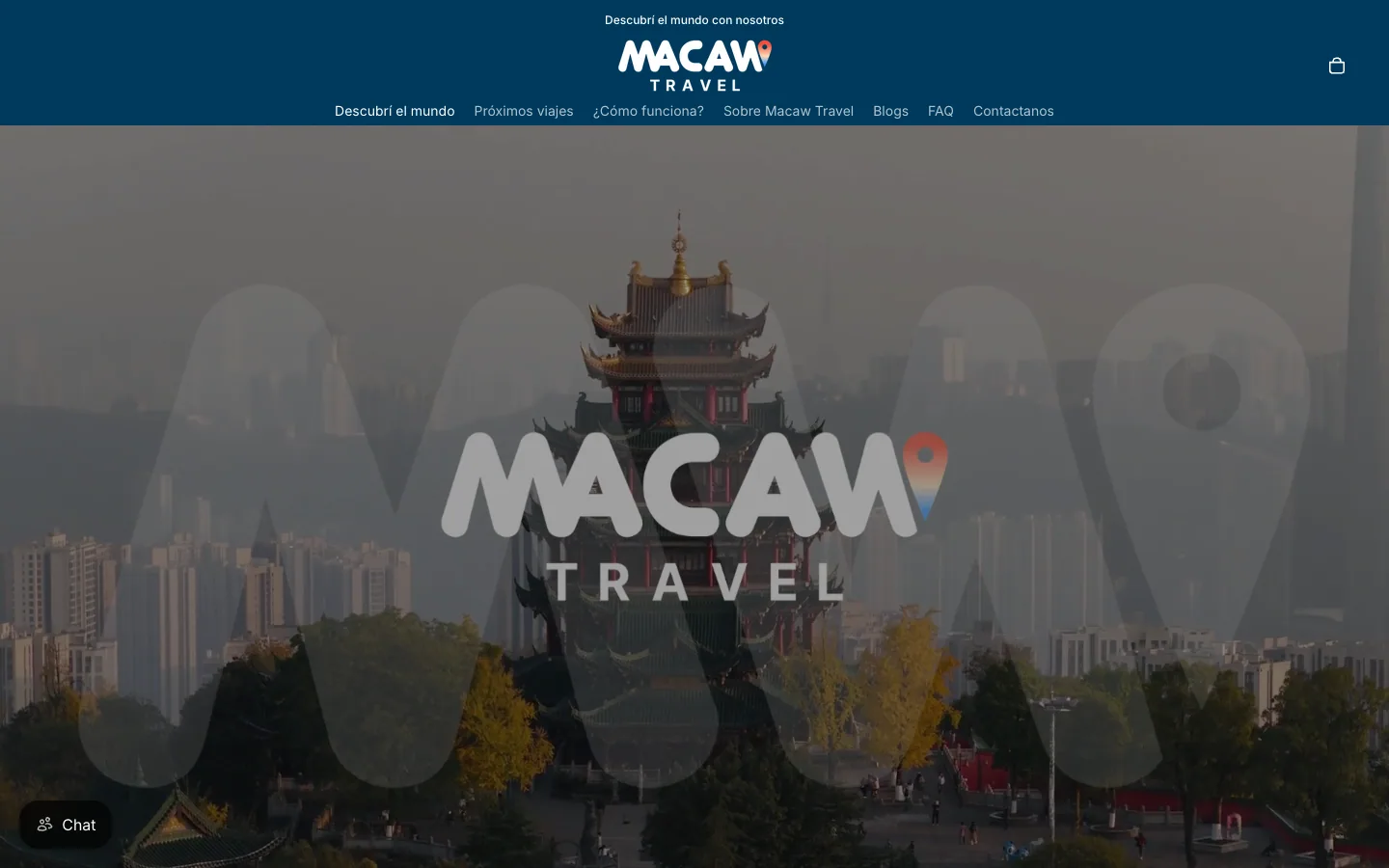 Inicio del sitio de Macaw Travel